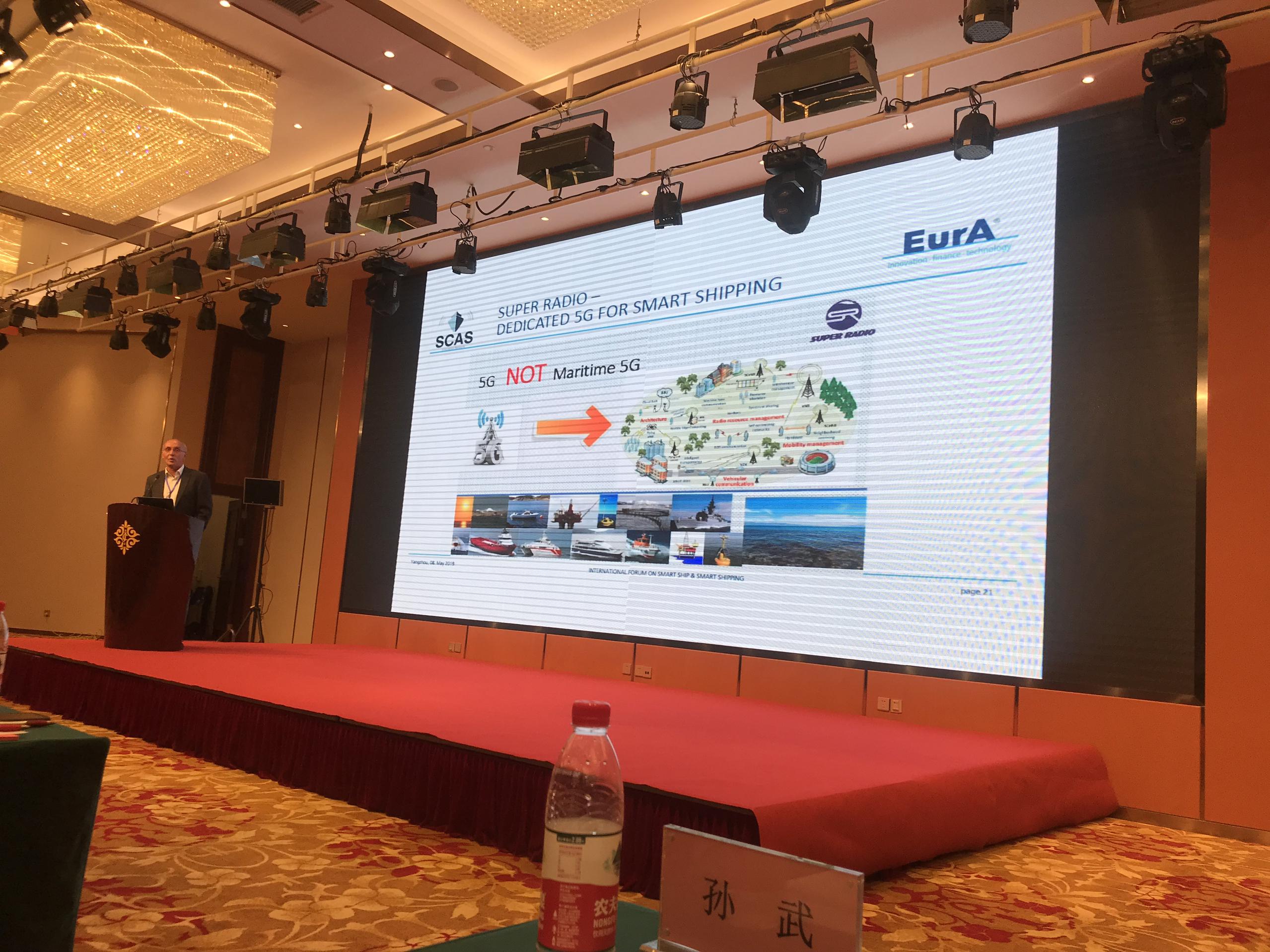  Presentation in International Forum on Smart Shipping